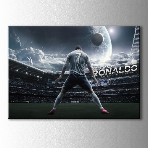 Cristiano Ronaldo The Best İn The World Kanvas Tablo 