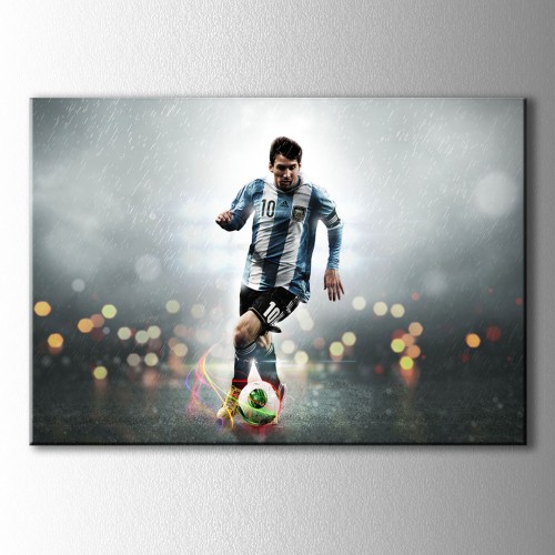 Messi Kanvas Tablo 
