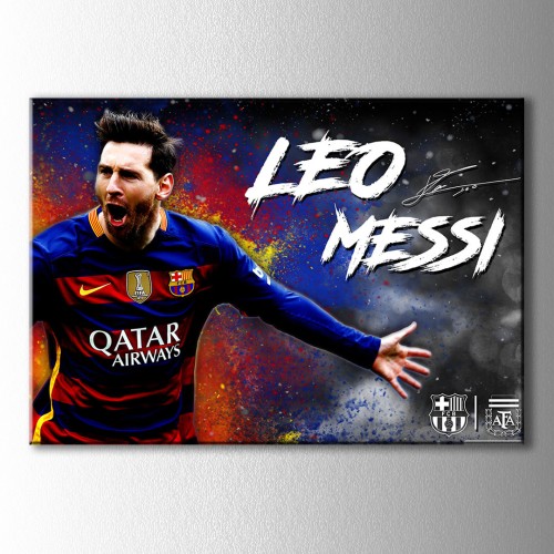 Leo Messi Kanvas Tablo 