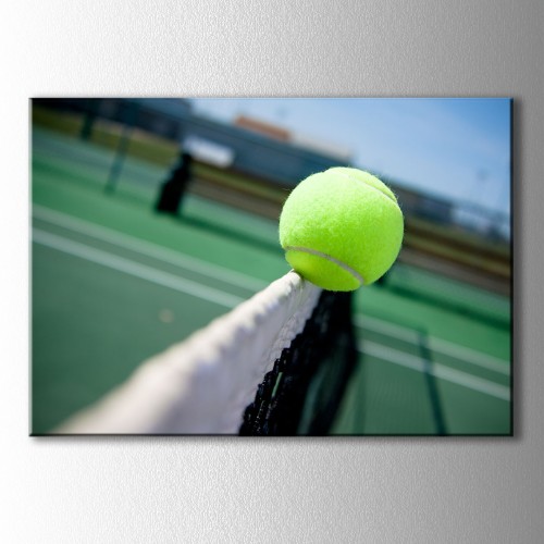 Tenis Filesindeki Top Kanvas Tablo 