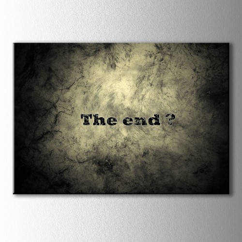 The End Kanvas Tablo 