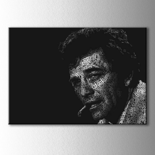 Columbo Tipografik Kanvas Tablo 