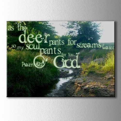 As The Deer Kanvas Tablo 