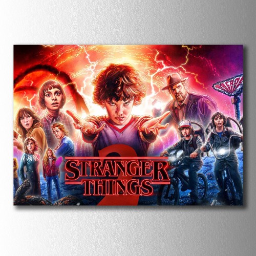 Stranger Things  Poster Kanvas Tablo