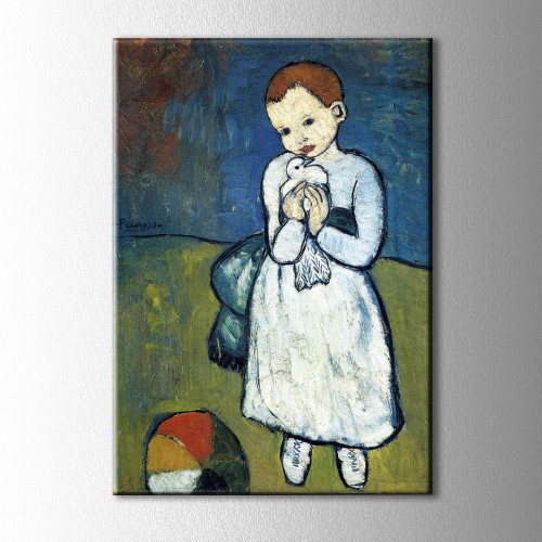 Picasso Güvercin Kanvas Tablo