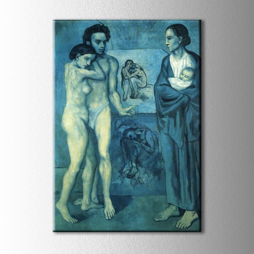 Picasso La Vie Kanvas Tablo