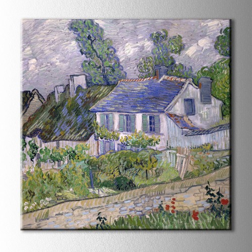Van Gogh Auversteki Evler Kanvas Tablo