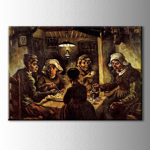 Van Gogh Potato Eaters Kanvas Tablo
