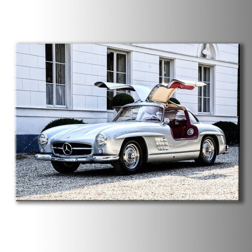 Mercedes W113 Klasik Araba Kanvas Tablo