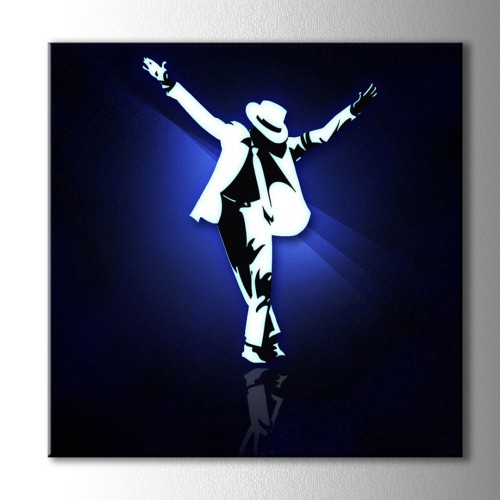 Michael Jackson Kare Kanvas Tablo
