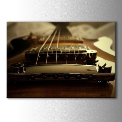 Gitar Telleri Kanvas Tablo 