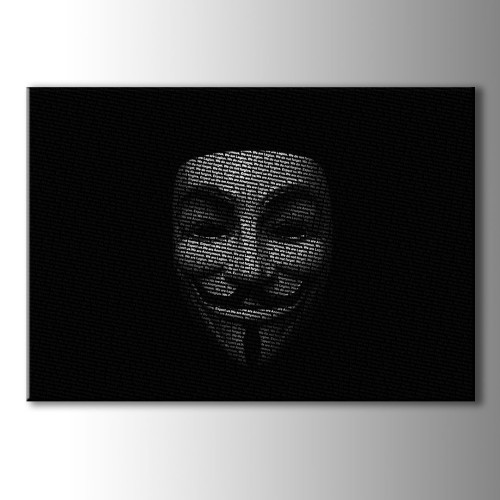 Anonymous Kanvas Tablo