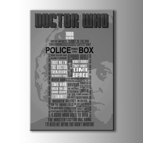 Doctor Who Kanvas Tablo