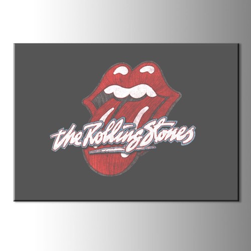 Rolling Stones Kanvas Tablo