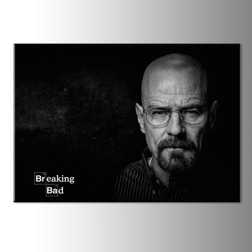 Siyah Breaking Bad Kanvas Tablo