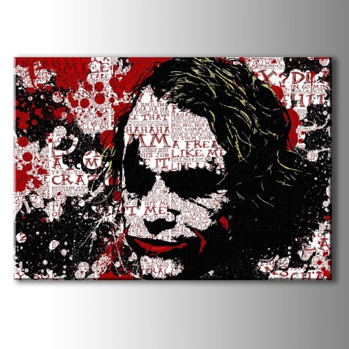 Modern Sanat Joker Kanvas Tablo