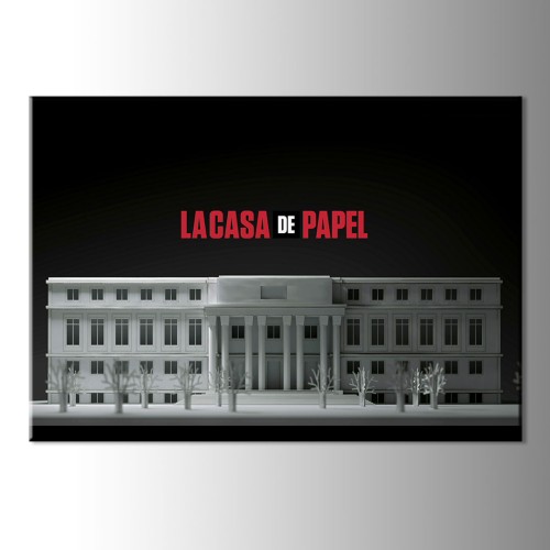 La Casa De Papel Baskılı Kanvas Tablo