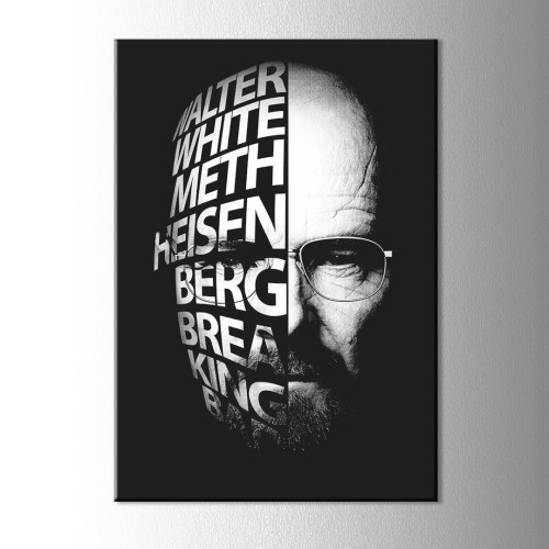 Breaking Bad Yazılı Kanvas Tablo