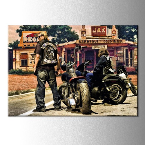Sons Of Anarchy Kanvas Tablo