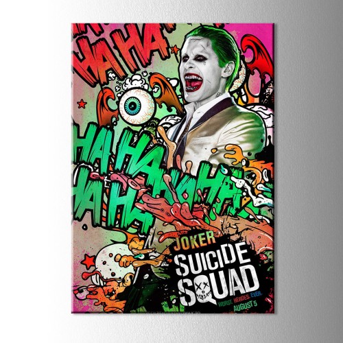 Renkli Joker Kanvas Tablo