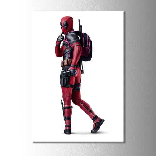 Öpücük DeadPool Kanvas Tablo