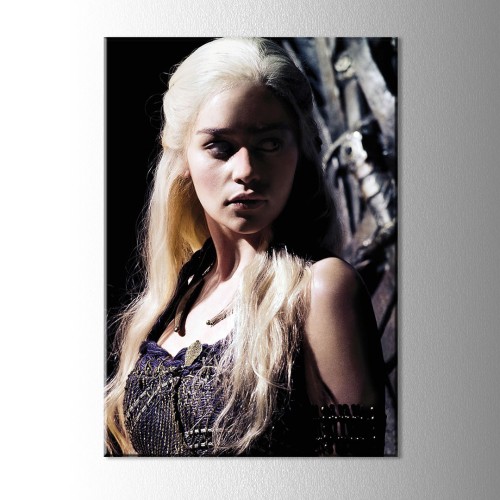 Emilia Clarke Kanvas Tablo
