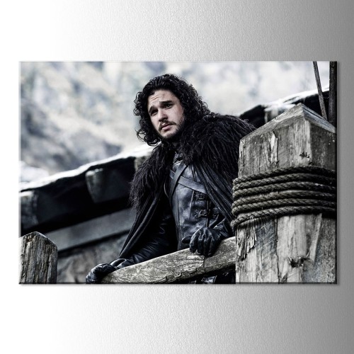 Deri Eldiven Jon Snow Kanvas Tablo