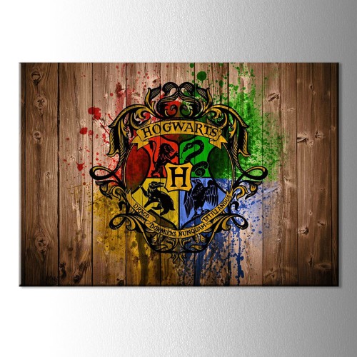 Hogwarts Kanvas Tablo