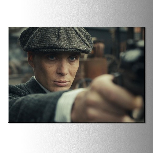 Silahlı Peaky blinders Kanvas Tablo