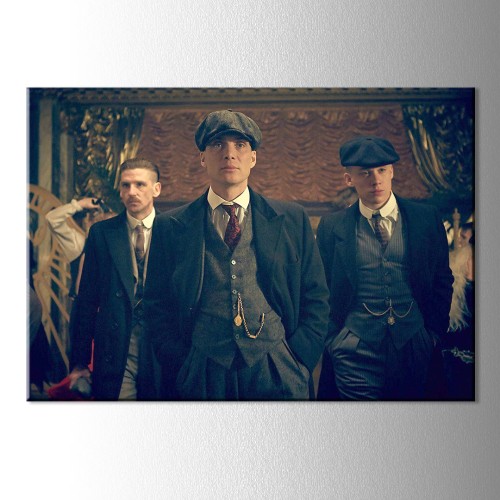 Eli Cebinde Peaky Blinders Kanvas Tablo