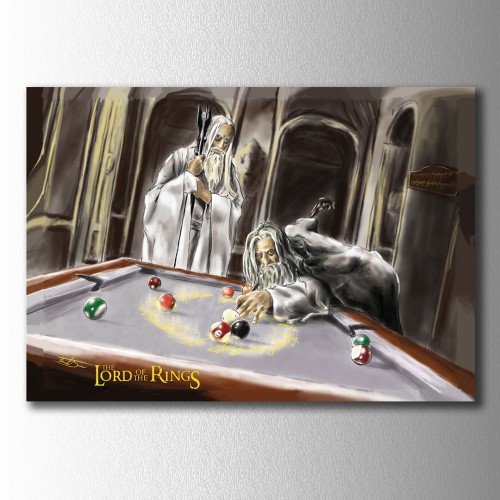 The Lord Of The Rings Saruman Kanvas Tablo