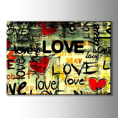 Love Kanvas Tablo