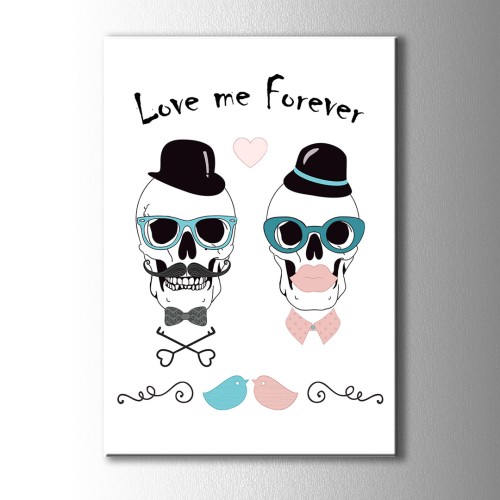 Love Me Forever Kanvas Tablo